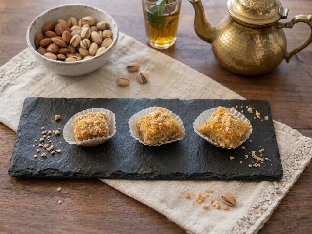 Kunafa de frutos secos