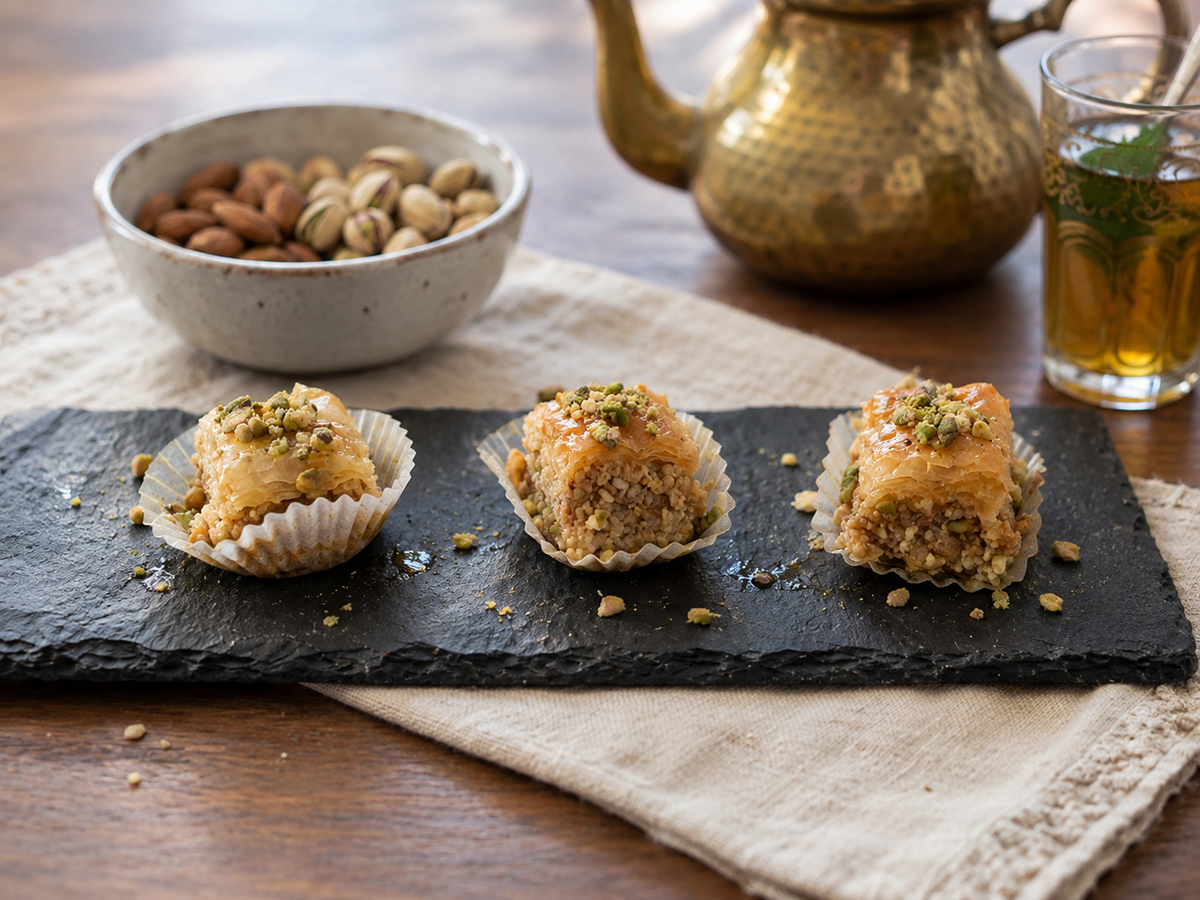 Baklava marroquí artesanal