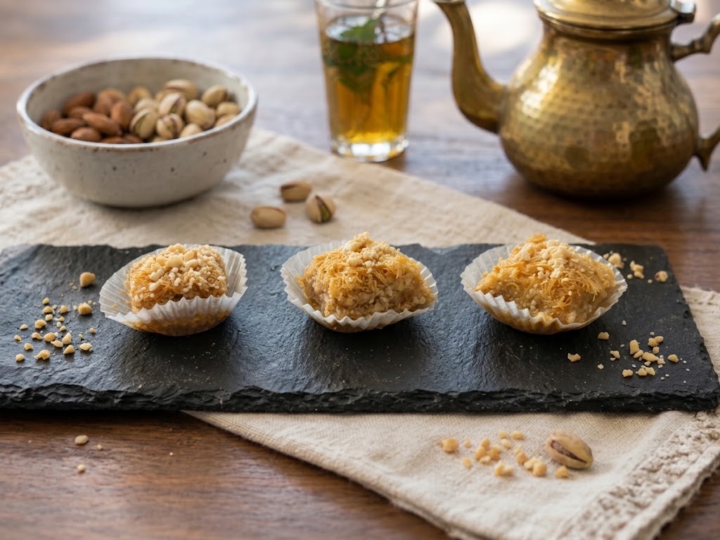 Kunafa de frutos secos