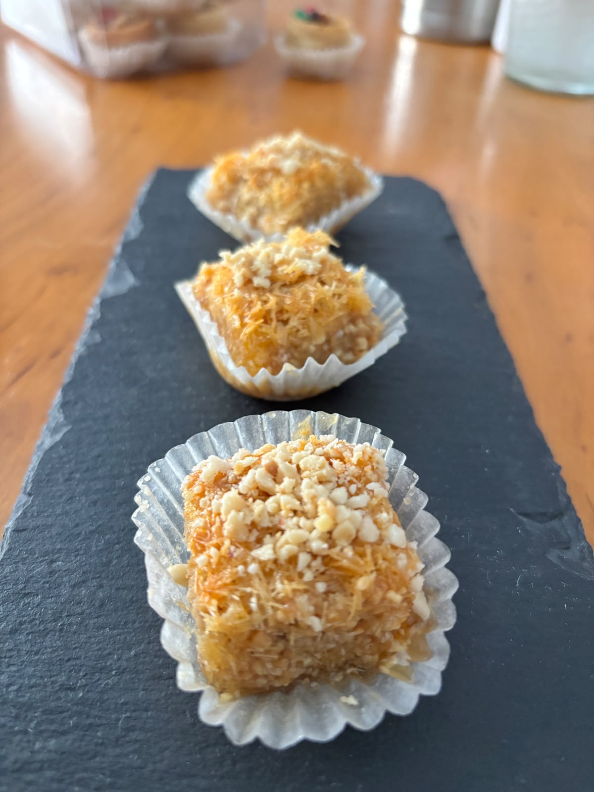 Kunafa de frutos secos